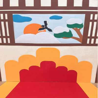 명절 풍경 포토존 창문도안(완제)