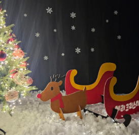 루돌프 썰매 포토존