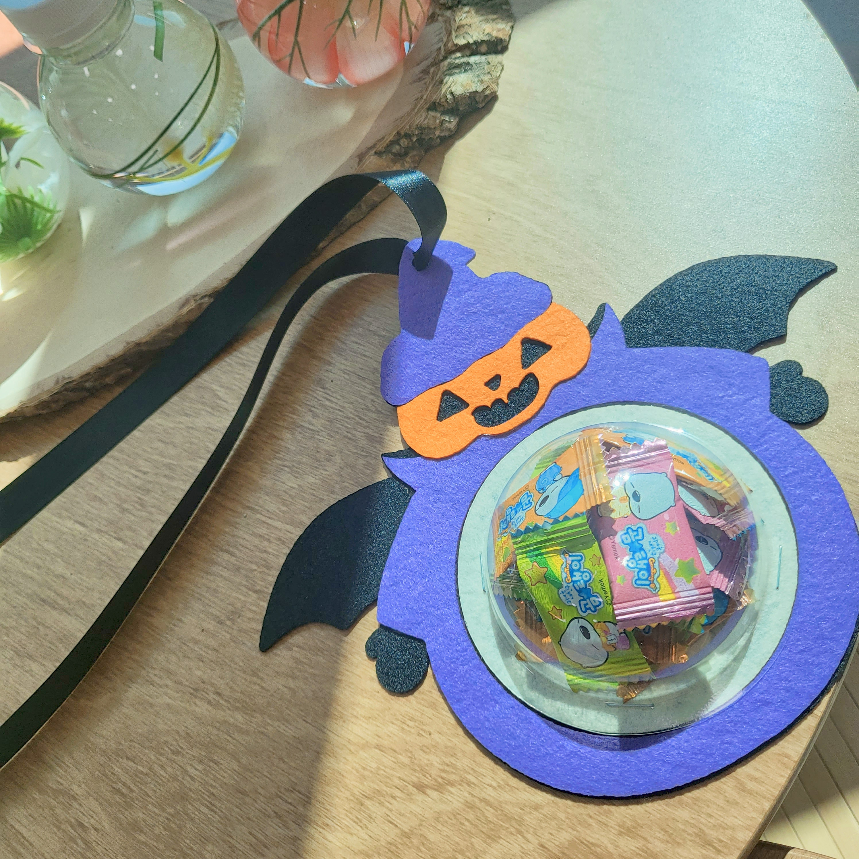 DIY 할로윈 마녀펌킨 비타민볼 도안 비타민미포함 (반제품)