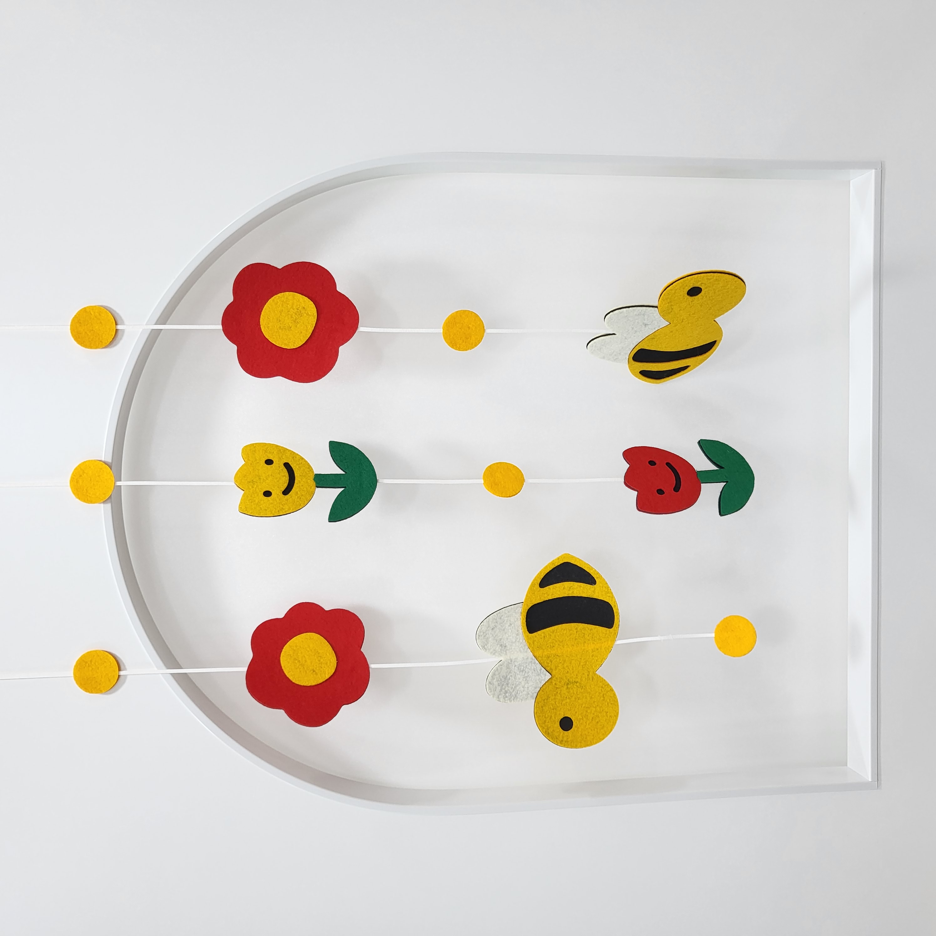 [새학기초특가] 꿀벌 튤립 모빌DIY(1줄)