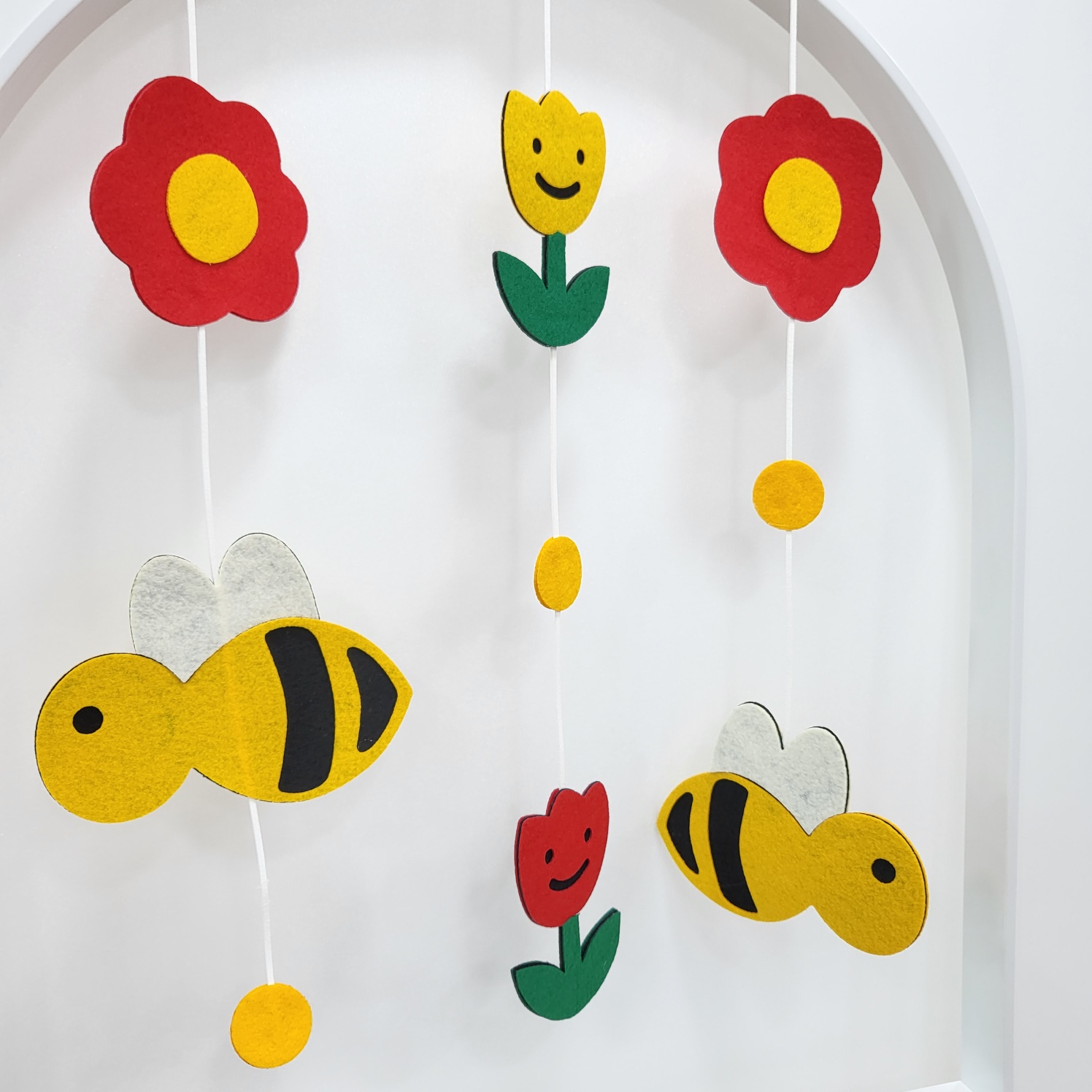 [새학기초특가] 꿀벌 튤립 모빌DIY(1줄)