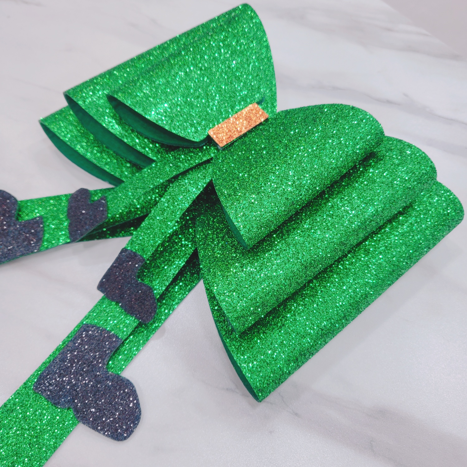 빤짝이 산타 리본