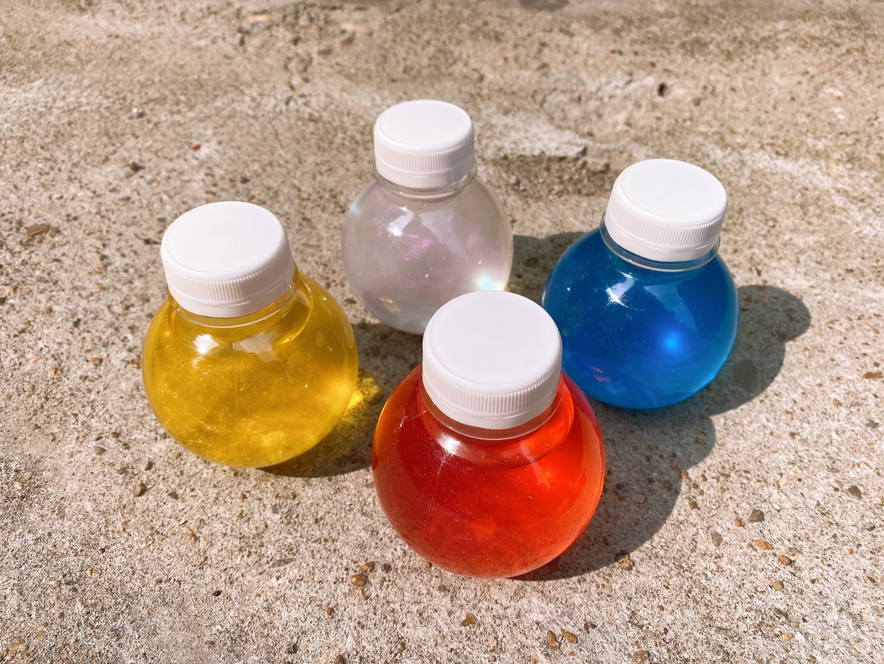 오로라 색깔물병(4색1세트)