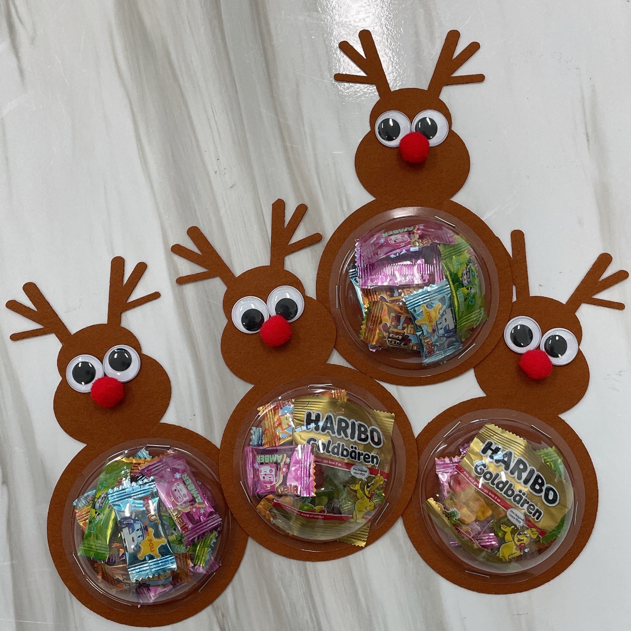 DIY 루돌프 비타민볼 도안 비타민미포함 (반제품)