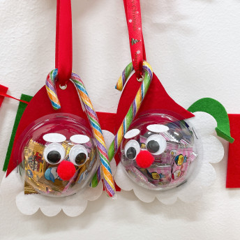 DIY 크리스마스 산타비타민볼 도안 비타민미포함 (반제품)