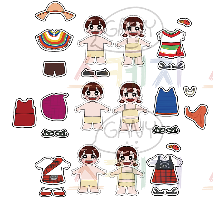 세계인 옷 입히기