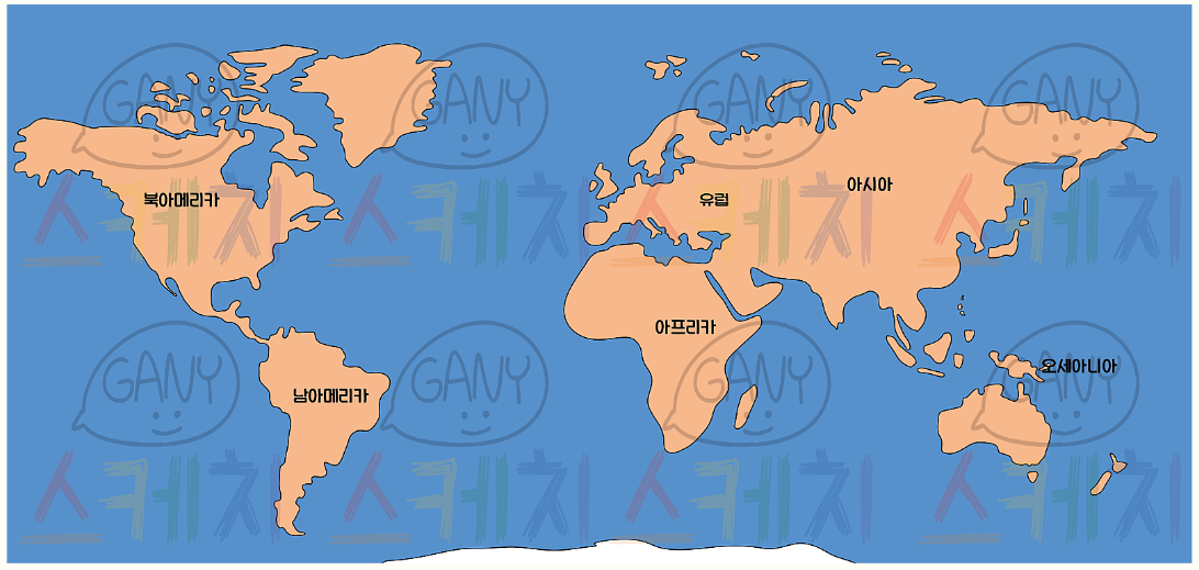 세계지도 배경 도안