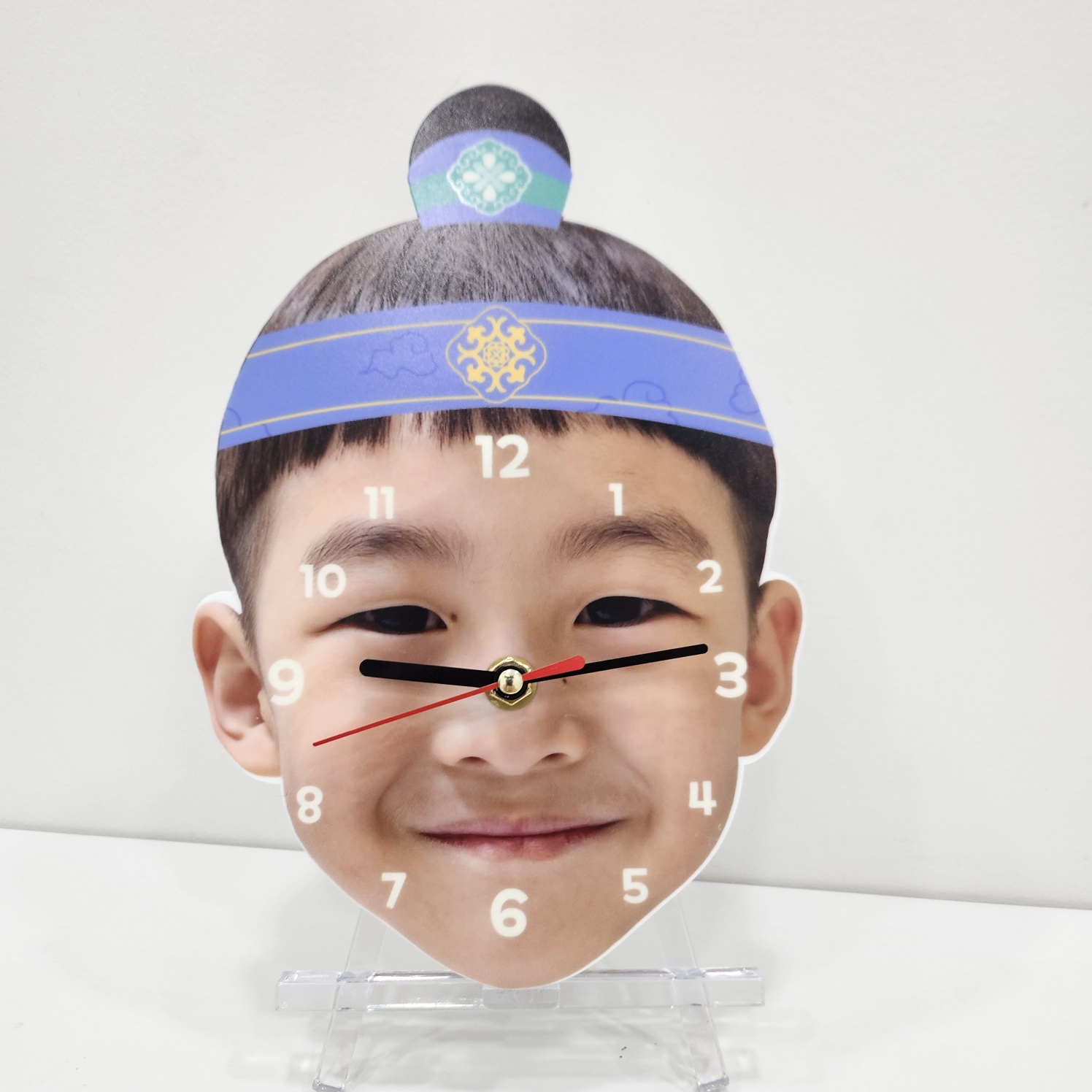 복덩어리 얼굴 포토시계