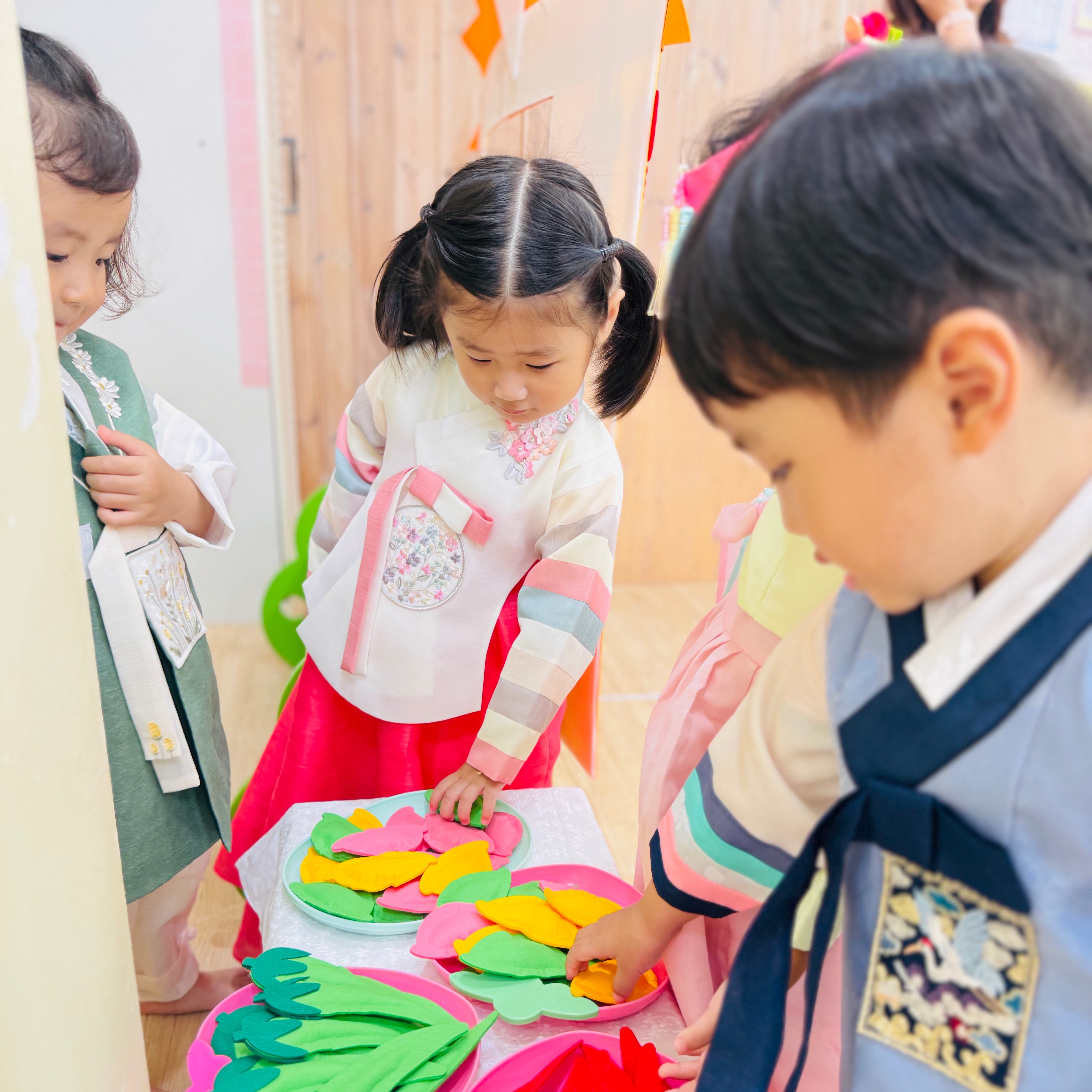 펠트 고추/송편 모형