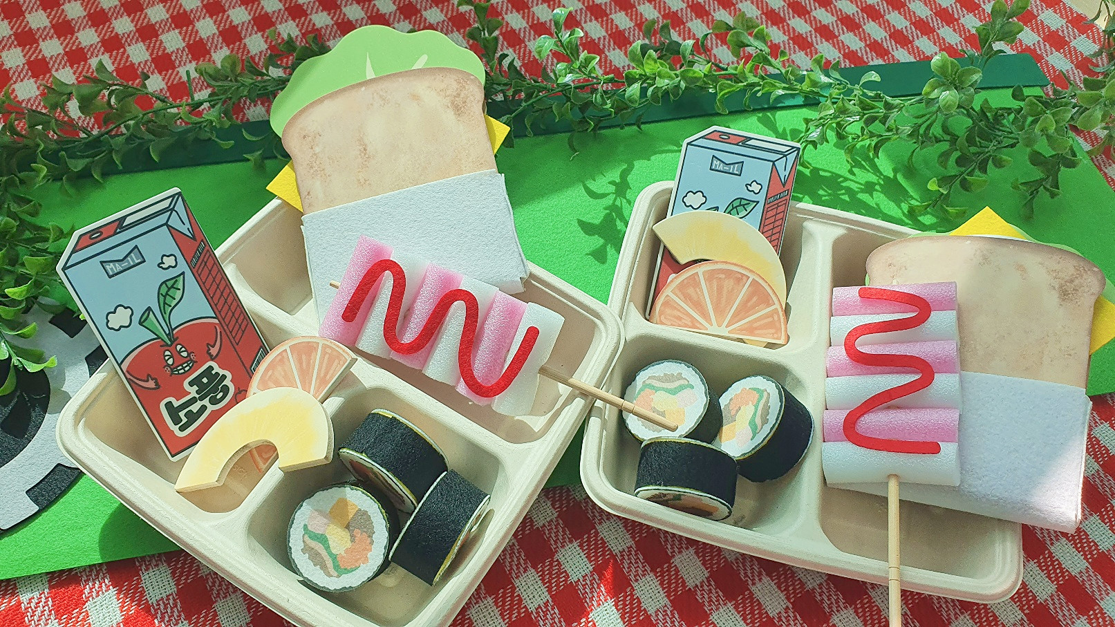 봄나들이 도시락