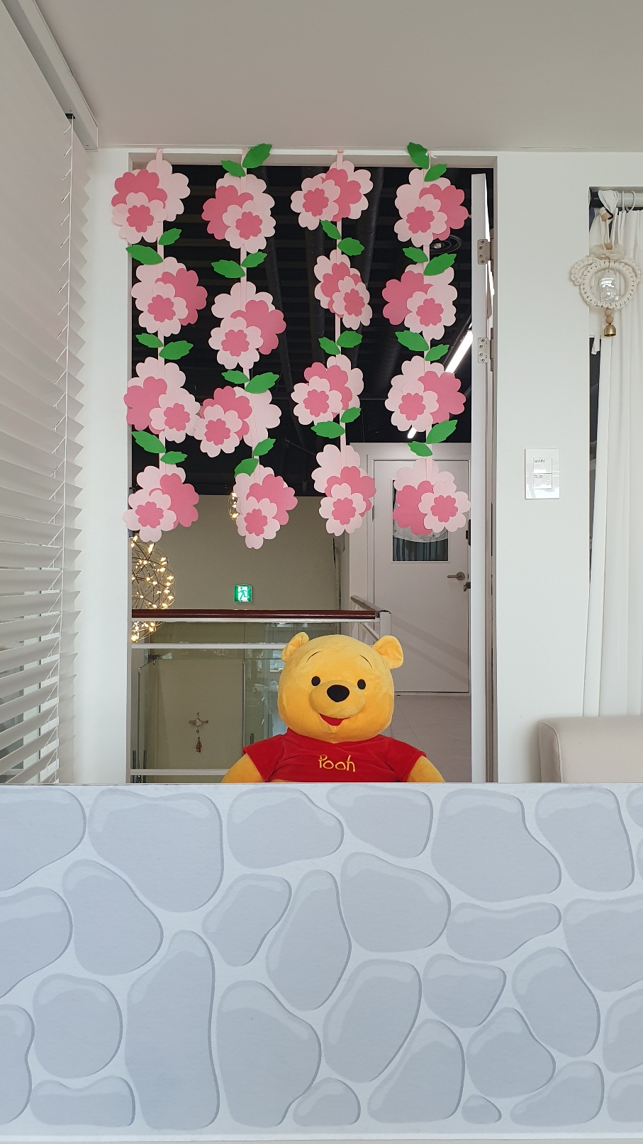 벚꽃돌담포토존