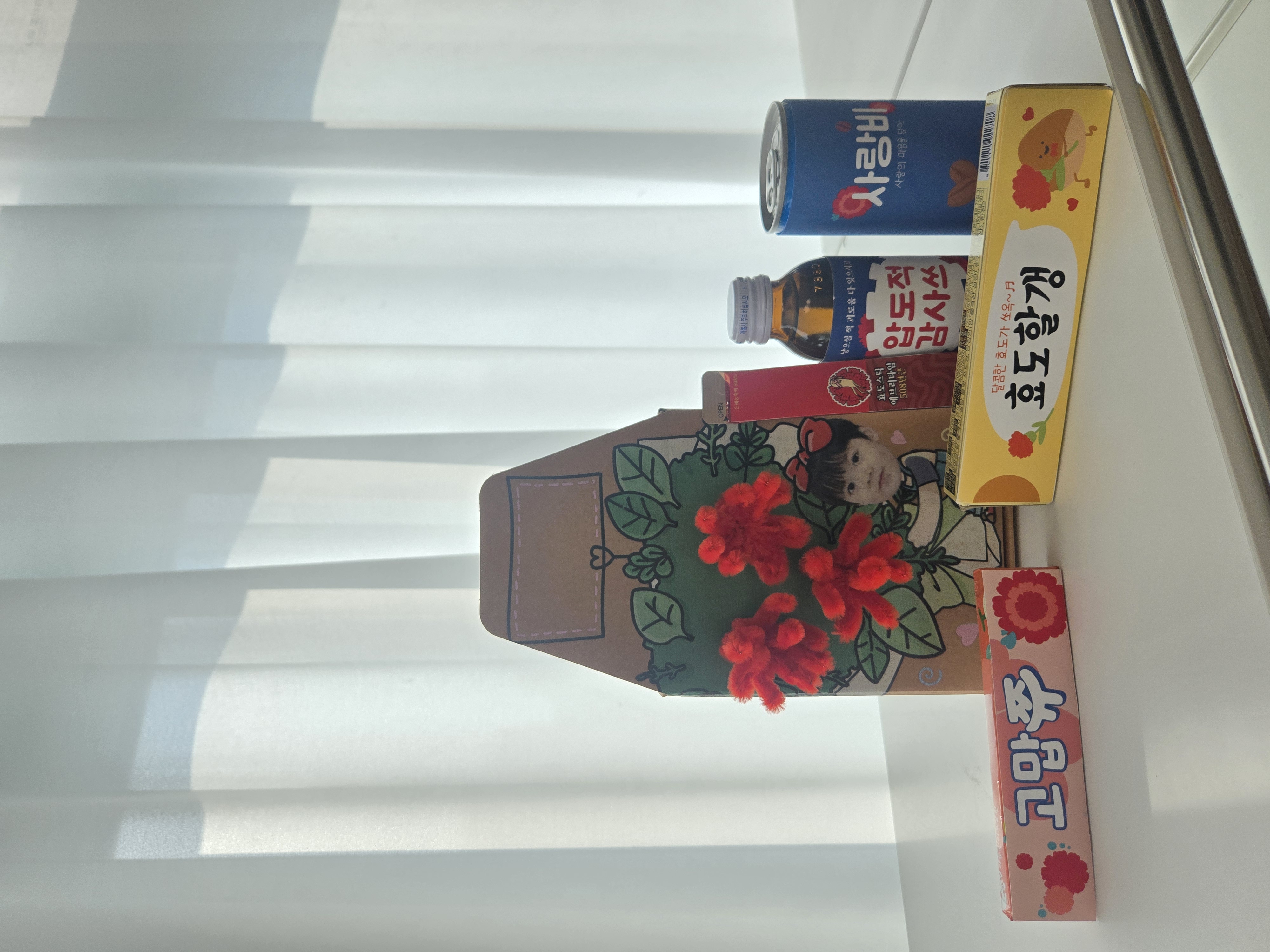 카네이션 꽃꽂이 선물상자 키트