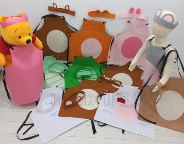 십이간지 열두띠 앞치마(1개)