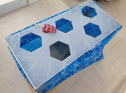 책상 얼음판 낚시