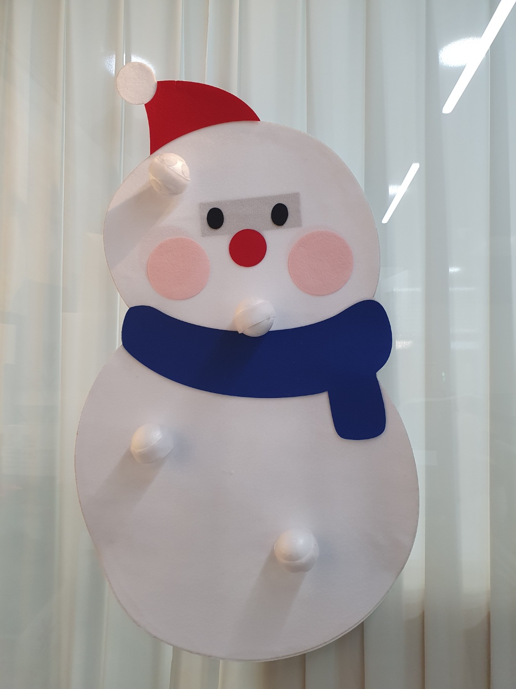 눈사람 눈던지기