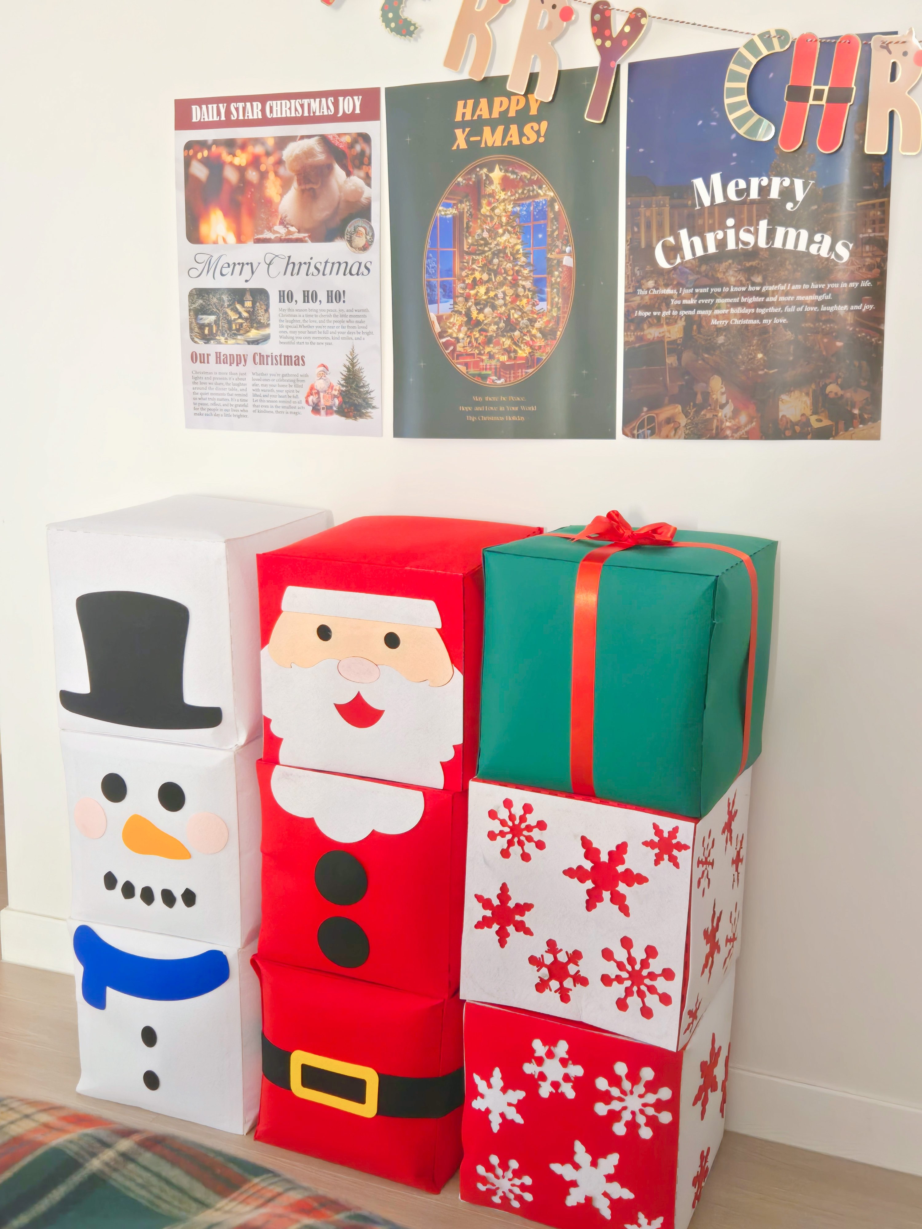 크리스마스 퍼즐상자 DIY