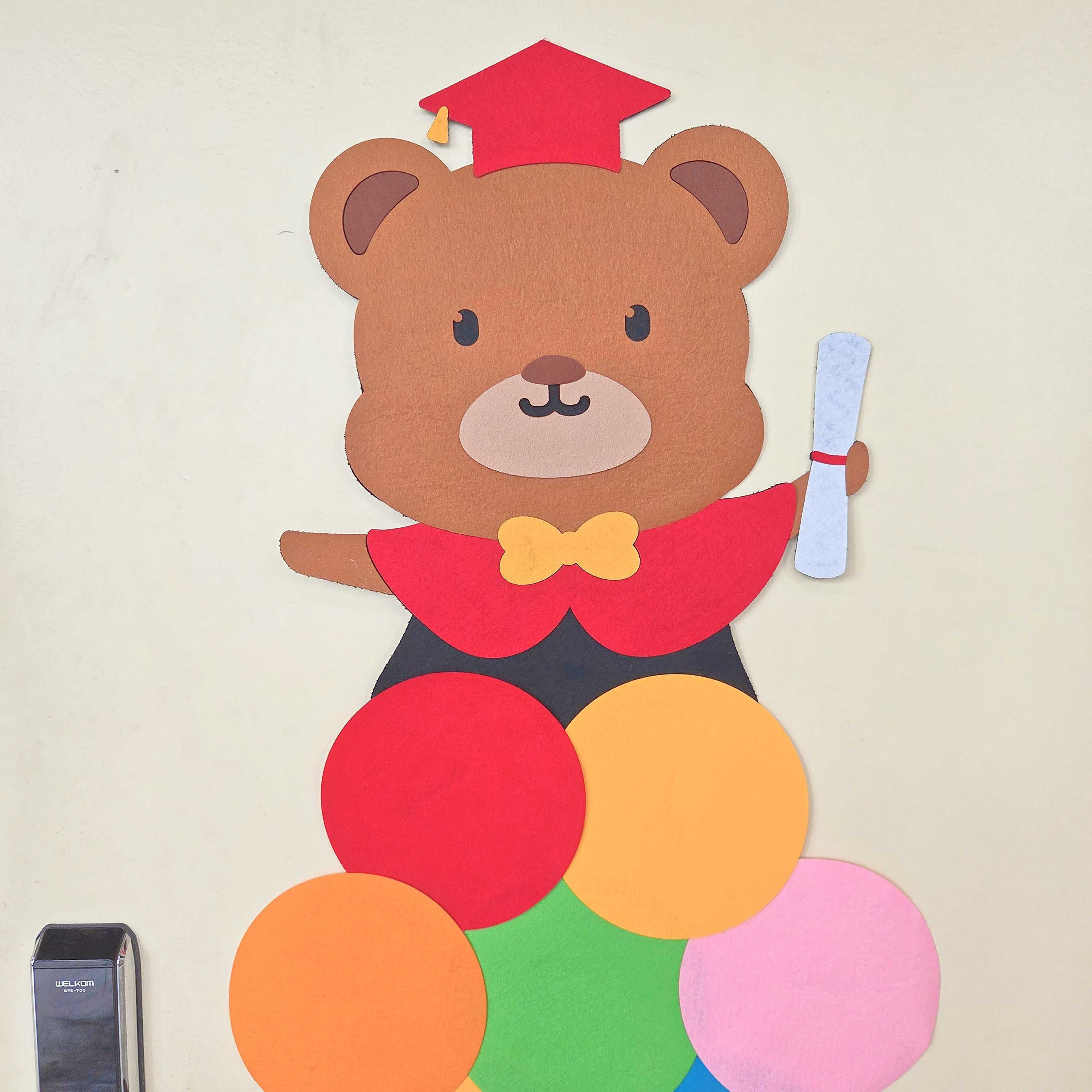 DIY 졸업곰돌이 풍선기둥 포토존