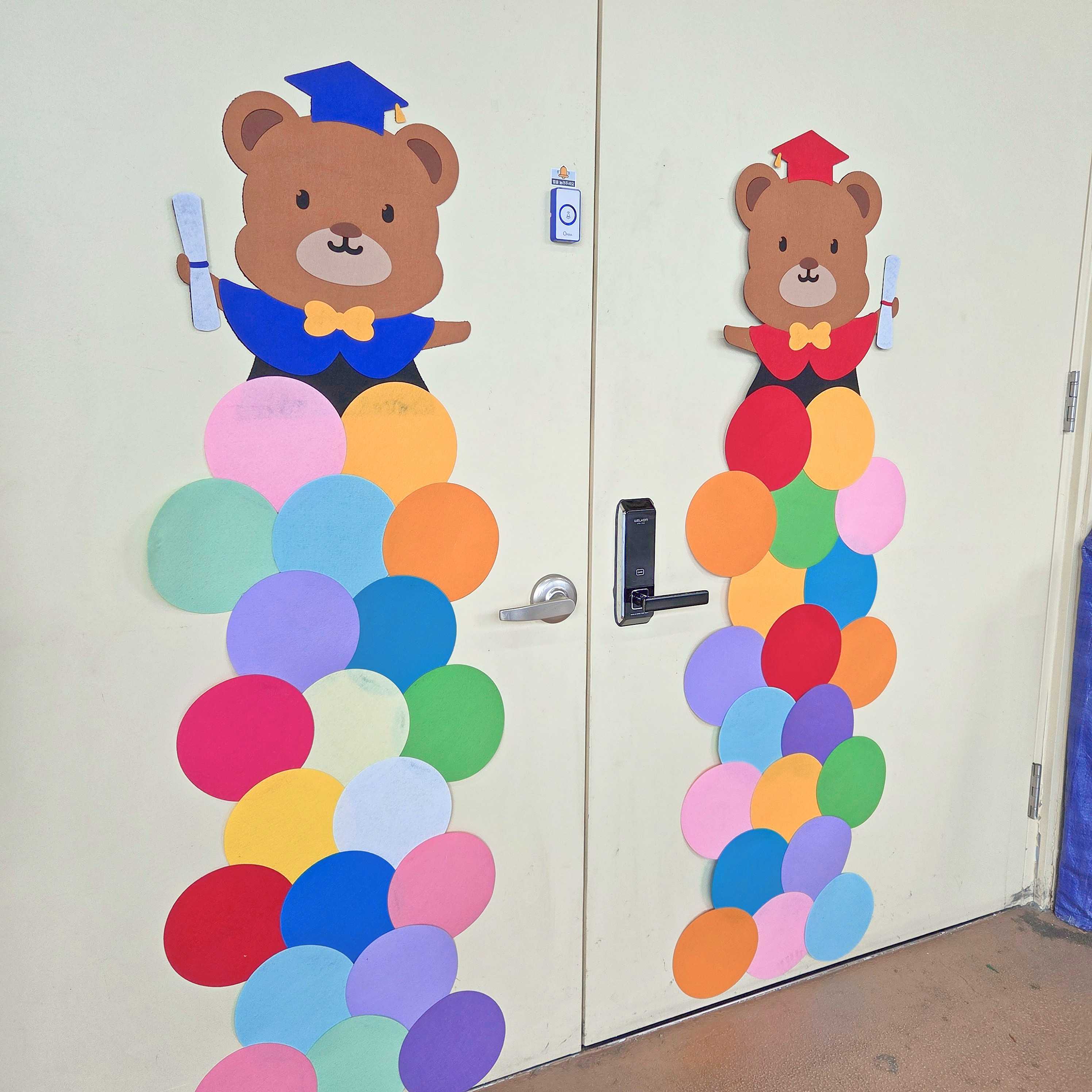 DIY 졸업곰돌이 풍선기둥 포토존