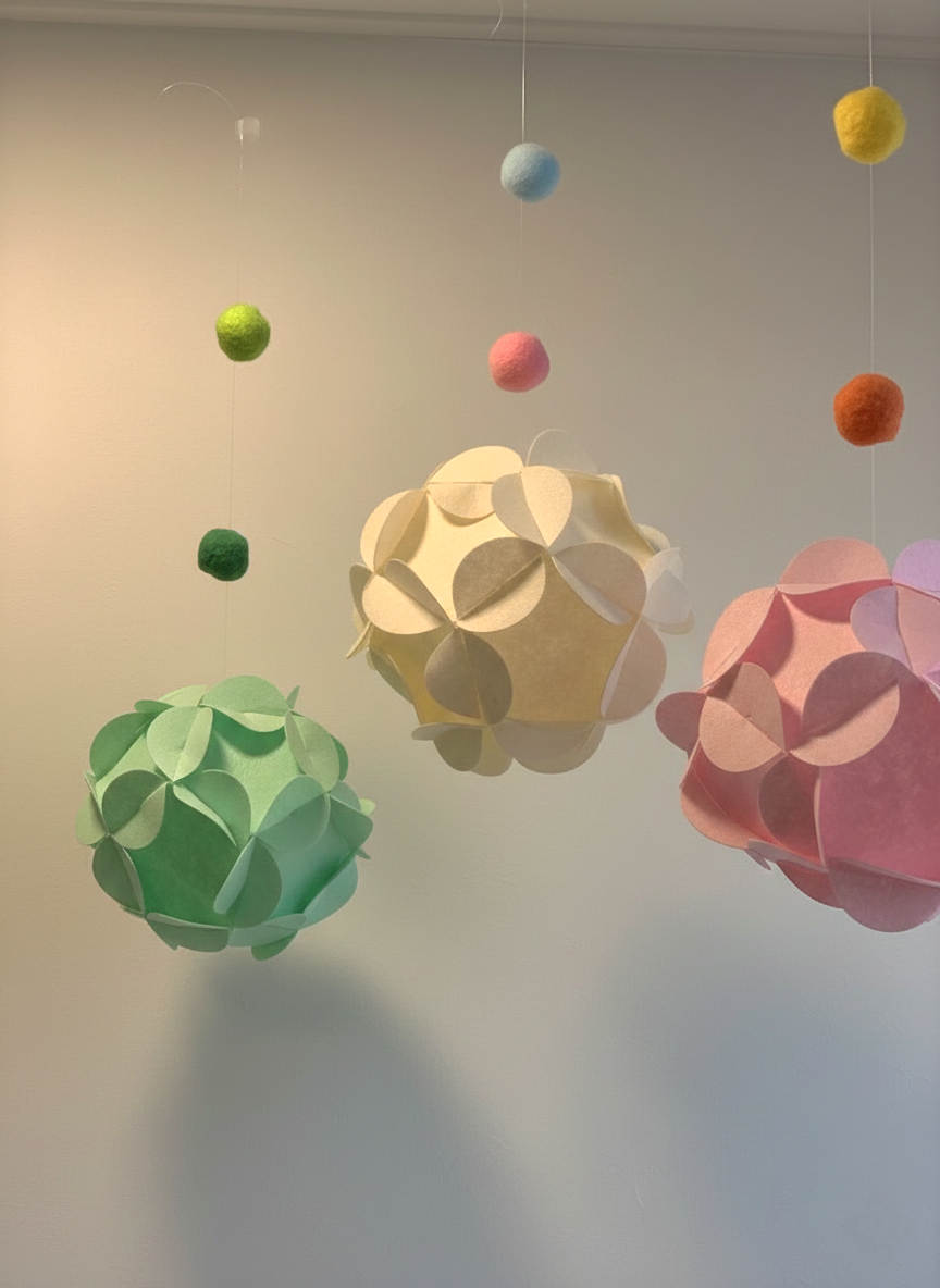 꽃볼 모빌(반제)