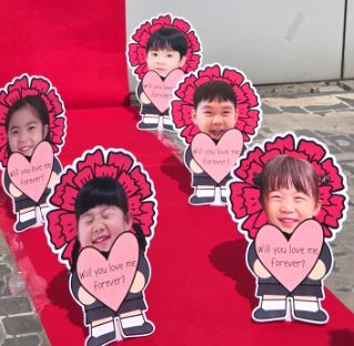 카네이션 등신대 DIY